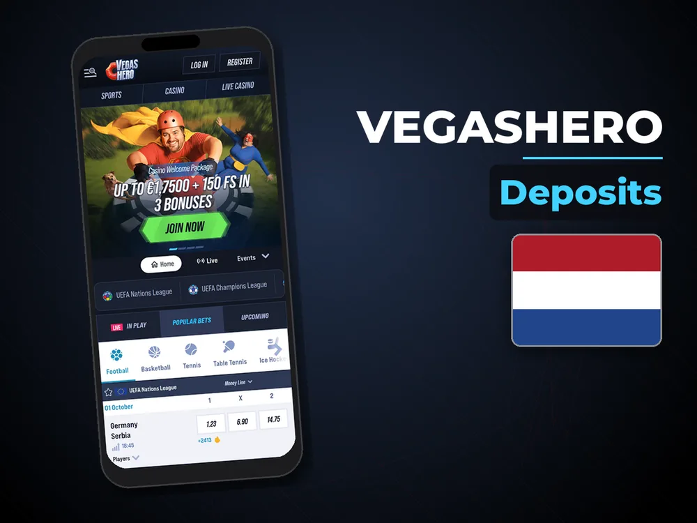 Vegashero - Deposits