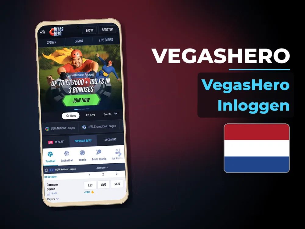 Vegashero - VegasHero Inloggen