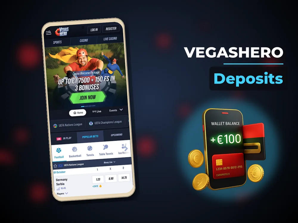 Vegashero - Deposits