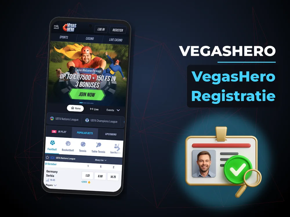 Vegashero - VegasHero Registratie