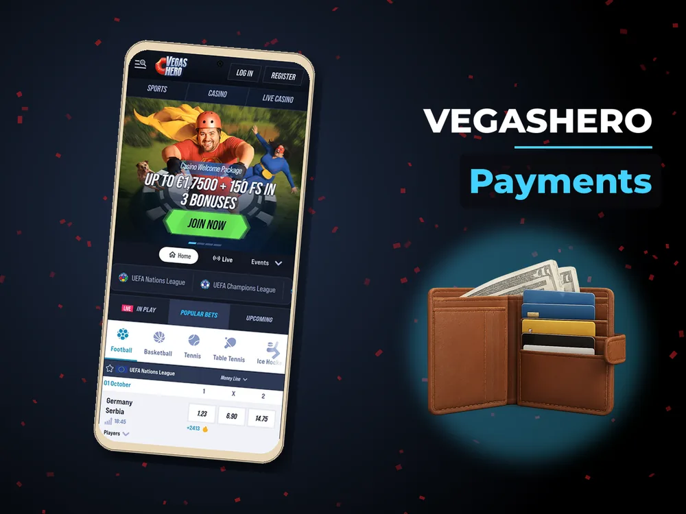 Vegashero - Payments