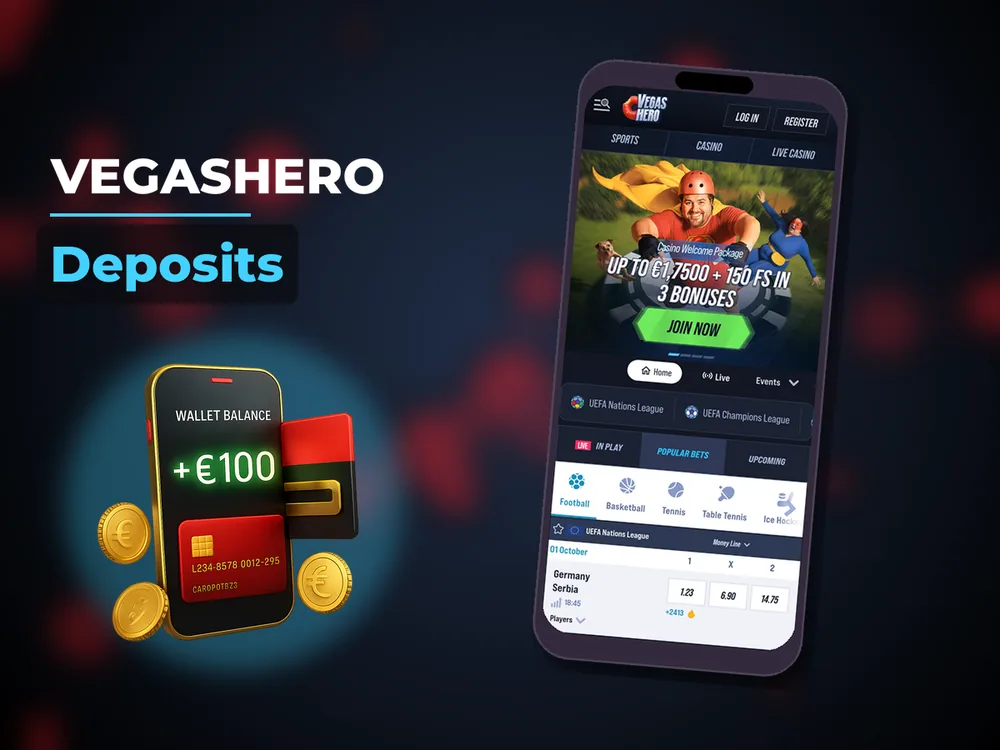Vegashero - Deposits