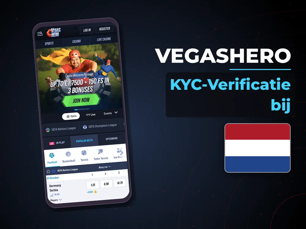 Vegashero - KYC-Verificatie bij
