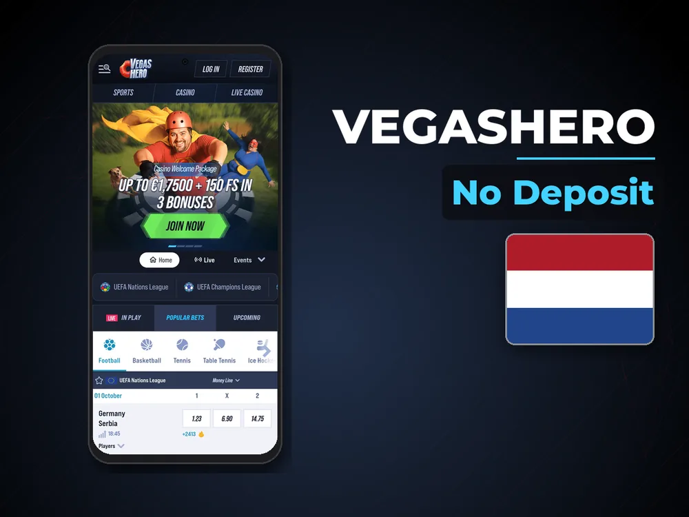 Vegashero - No Deposit