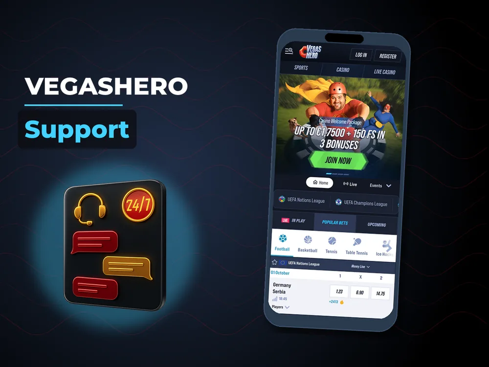 Vegashero - Support